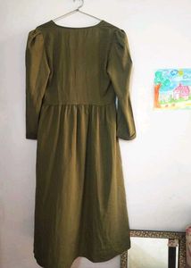 Olive Green Dress