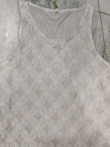 Sheer Floral Lace Tank dress💗