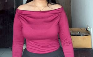 Maroon Long Sleeve Top