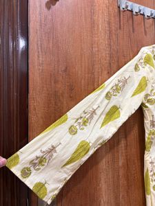 Boho Chic Kurta Set with Bell Sleeves