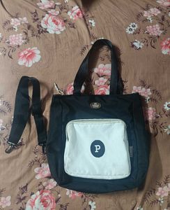 Stylish Black korean Tote Bag