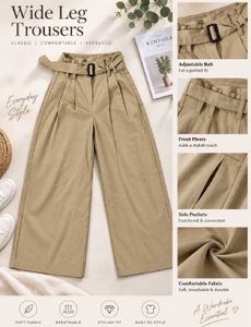 Classic Wide Leg Trousers