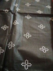 Red Black  Cotton Bandhini Special