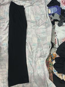 Men's Classic Bootcut Black Trousers