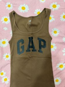 (XS) GAP Brown Ribbed Tank Top