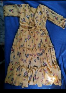 Yellow Floral Print