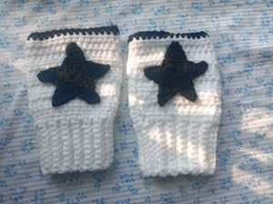 Handmade Crochet Star Arm Warmers