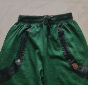 Green Casual Pants