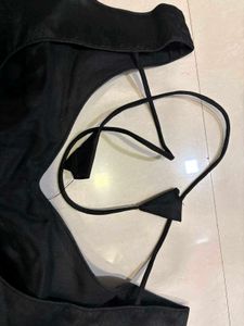 Elegant Black V-Neck Crop Blouse