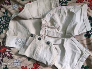 Stylish Beige Ethnic Vest. waistjacket or vestcoat