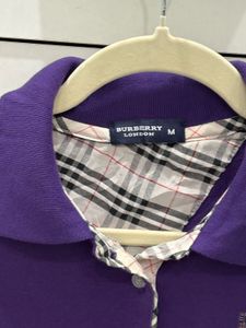Burberry London purple Polo Shirt