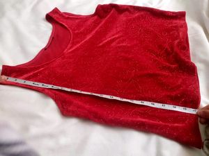 Red Velvet Tank Top