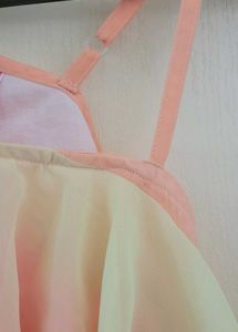 Chiffon Ruffle Dress Material for Girls