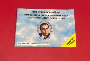 Homi baba commemorative coin proof set