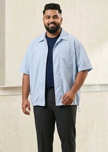 8seconds Men's textured half sleeve shirt
