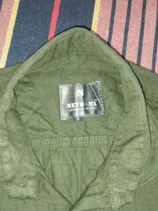Men's Dark Green Casual Shirt