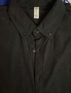 Men’s Classic Black Button-Down Shirt