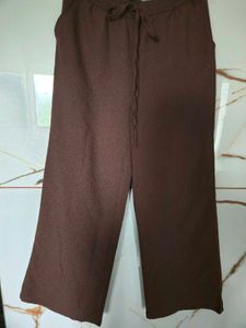 Brown Wide Leg trouser
