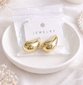 Gold Teardrop & silver heart Earrings