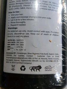 SmartDrops Keratin Smooth Shampoo