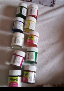 Fevicryl acrylic colors 10 shades