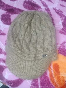 Knitted Visor Beanie