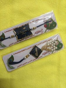 very beautiful bhaiya bhabhi Rakhi set