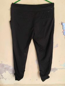 Chic Black Pants with Chain Detail