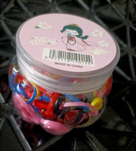 Colorful Hair Ties - Jar Full!