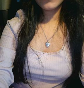 H&M Cute Ribbed Long Sleeve Top