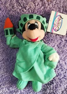 Disney Statue of Liberty Minnie Bean Bag Plush