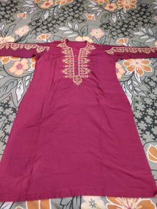 Elegant Embroidered Kurta