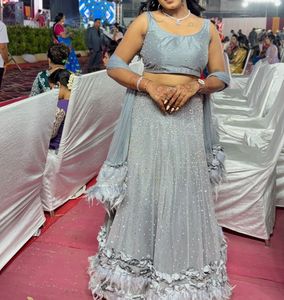 rhinestone lehenga