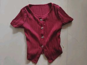 cherry red top