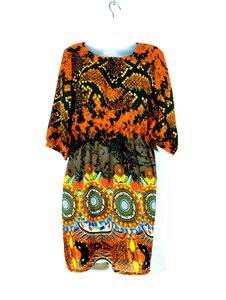 Ruhaan's Multicolour Printed Dress (Women)