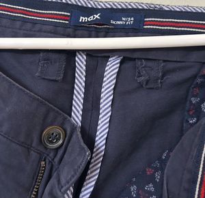 Men's Navy Blue Chinos