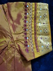 pattu embroidered blouse