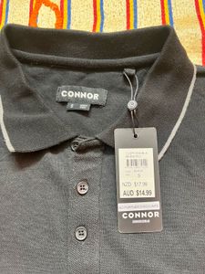 CONNOR Premium Black &amp; Grey Shirt** ⚫️🌫️