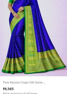 Elegant Pure Silk Saree
