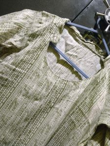 Elegant Printed Cotton Kurta