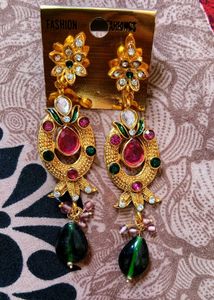 Pink &amp; Green Royal Jewellery Set