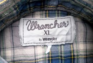 vintage Wrangler Men's Plaid Winter Shirt