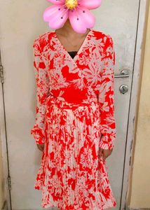HARPA Red Floral Dress