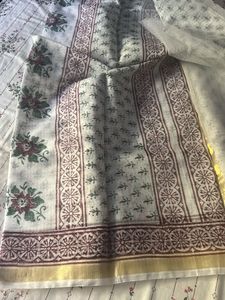 Beautiful Hand Block Print Saree