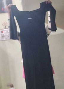 Shein Black Cut-Out Sheath Dress