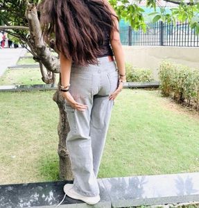 Stylish Grey Cargo Pants