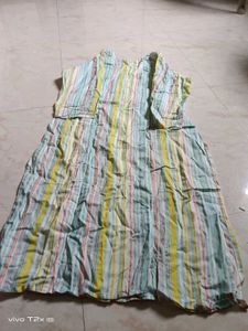 Embellished Striped Kurta