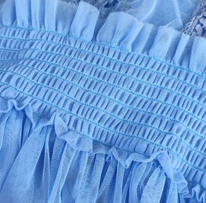 Blue Net Dress ( Women)