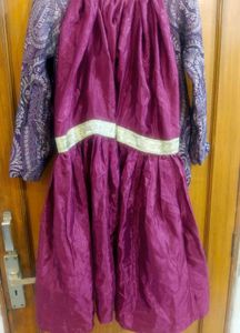Purple Paisley Zari Sharara Suit