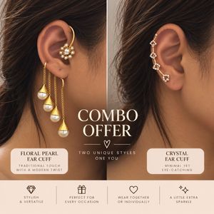 COMBO - The Statement Ear Cuff Duo